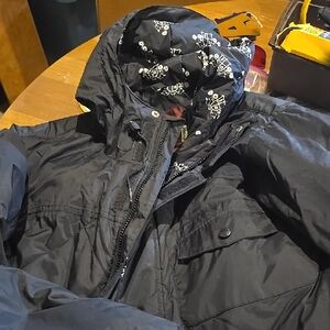 WHIT Black Hooded Jacket